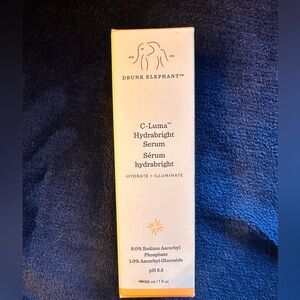 Drunk Elephant C-Luma Hydrabright Serum - White and Orange